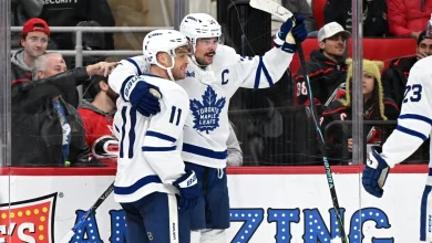 Matthews finishes Domi's feed