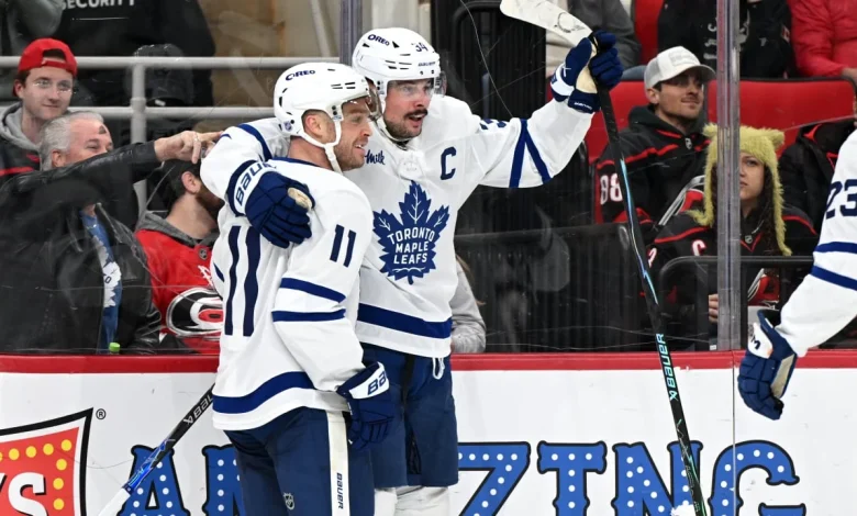 Matthews finishes Domi's feed