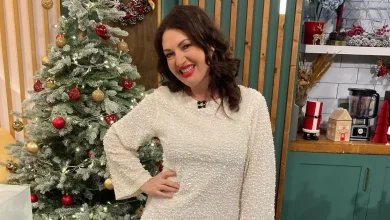 Maura Derrane stuns in white sequinned dress that is perfect for Christmas parties