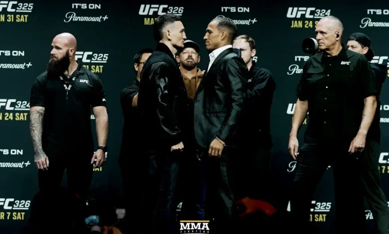 Max Holloway, Charles Oliveira square off before UFC 326 clash