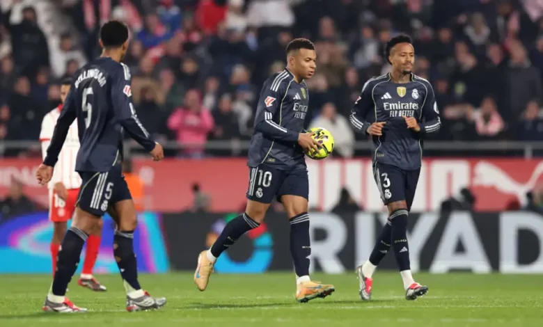 Mbappe penalty rescues draw against Girona but Madrid slip to second place