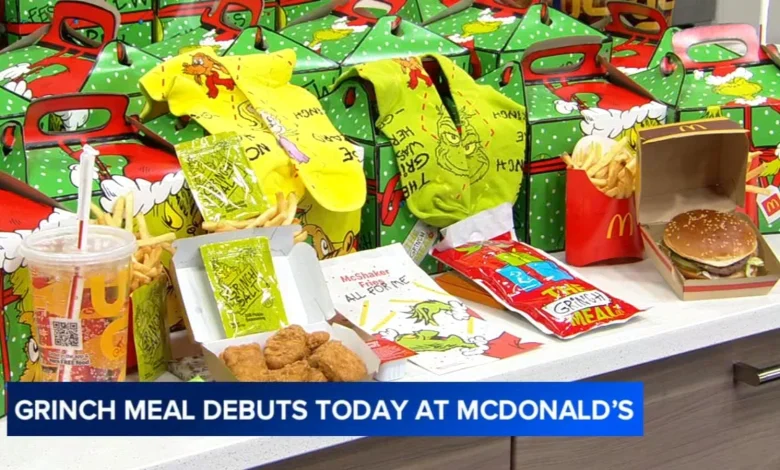 McDonald's unveils Grinch Meal with tangy fries and festive socks