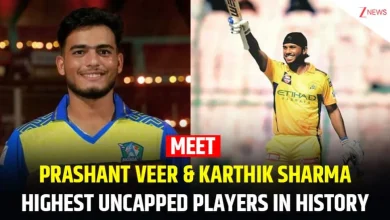 Meet Prashant Veer and Karthik Sharma: CSKs Rs14.20 Cr Highest IPL Uncapped Buys, Dhoni & Jadeja Replacements Unveiled