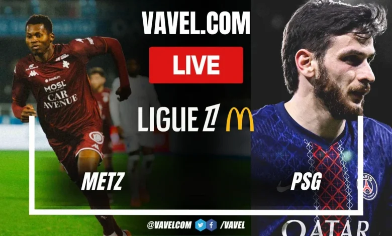 Metz vs PSG LIVE Score Updates in Ligue 1 Match