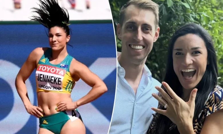 Michelle Jenneke — famed ‘jiggling’ Olympian — reveals secret eight-year relationship to announce engagement