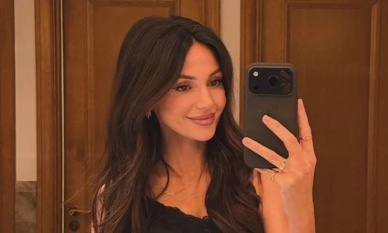 Michelle Keegan's baby daughter Palma's first Christmas party dress is adorable – and so tiny