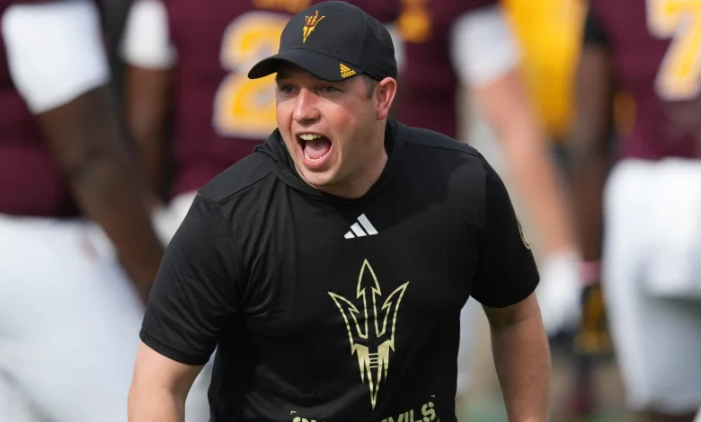 Michigan search includes Arizona State's Kenny Dillingham, Missouri’s Eli Drinkwitz, AP source says