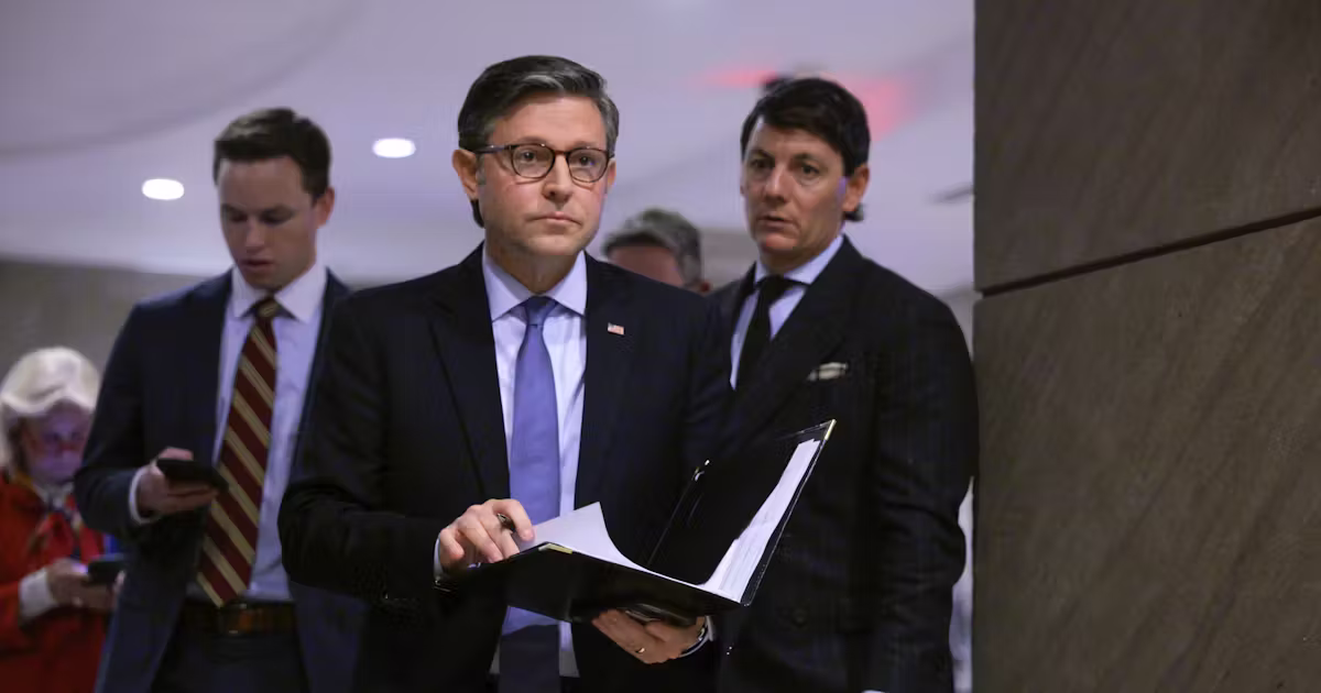 Mike Johnson Sends Entire House Home Ahead of Epstein Files Deadline