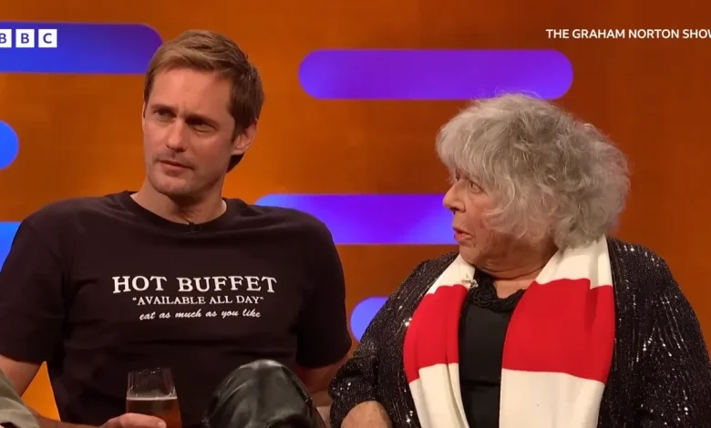 Miriam Margolyes to Alexander Skarsgård: "You're Not Gay, Are You? Are You?"