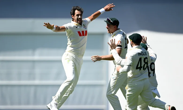 Mitchell Starc torments England's top order again before Crawley, Root perform rescue act