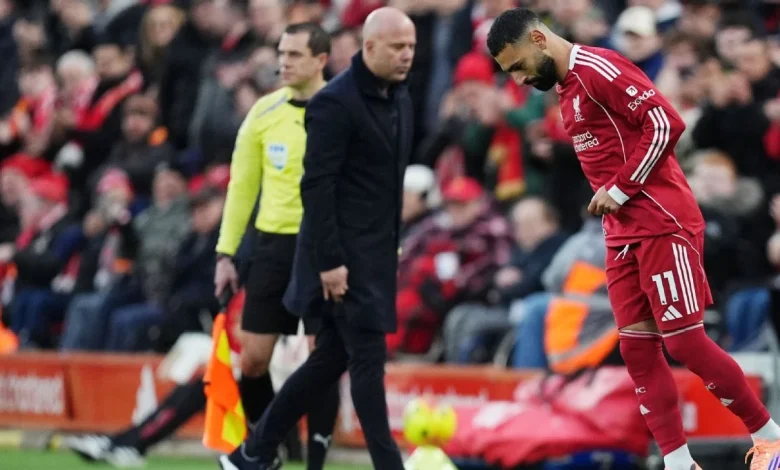 Mohamed Salah on bench for Liverpool vs. Brighton