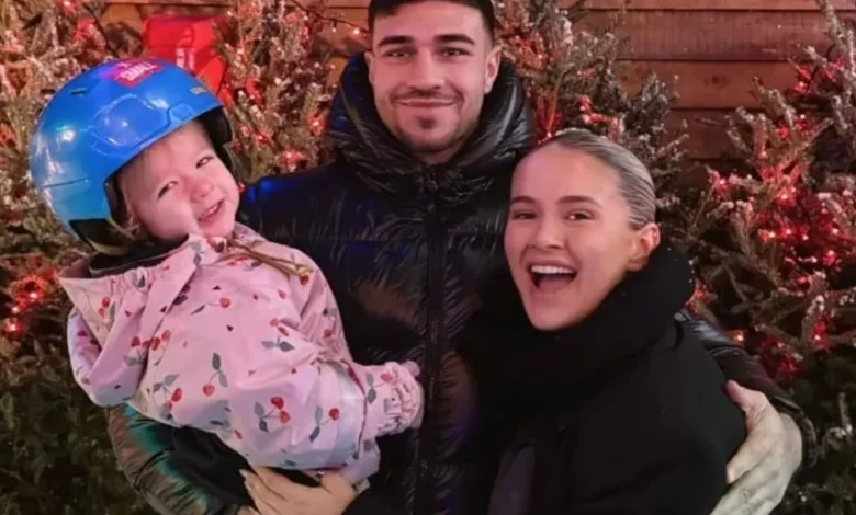 Molly-Mae & Tommy Fury look loved-up in family snaps from festive day with Bambi