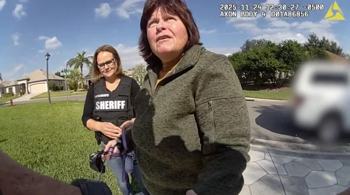 Moment woman suspected of kidnapping her baby 40 years ago is arrested