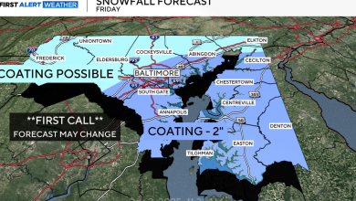 More snow is possible in Maryland on Friday