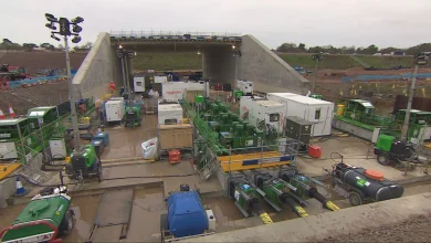 Motorway to be closed for 10 days for giant underpass to be slid into place | ITV News