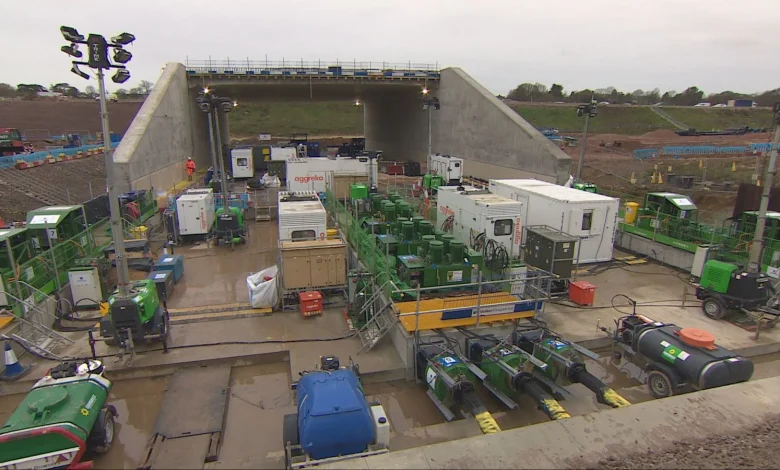 Motorway to be closed for 10 days for giant underpass to be slid into place | ITV News