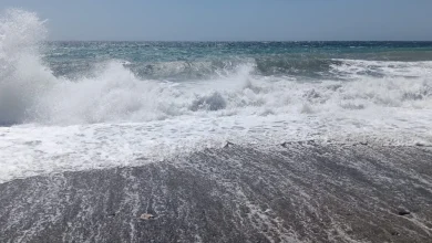 Motril: Alerta amarilla en la Costa de Granada con vientos de 60km/h y olas de 4 metros. En el norte de la provincia en aviso naranja por lluvias