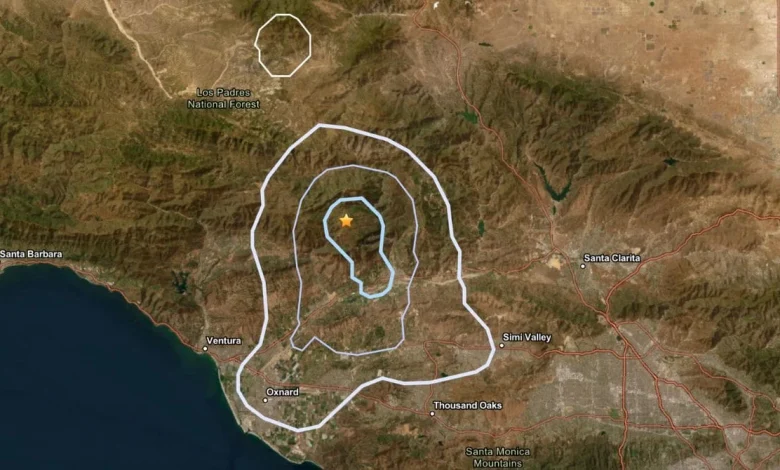 Multiple Earthquakes Strike in Ventura County, Largest Measuring Magnitude 3.1