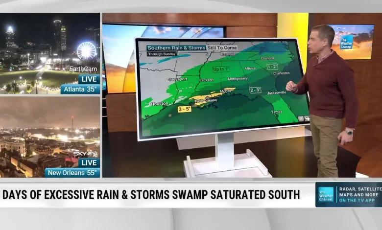 Multiple Rounds Of Rain, Flooding Possible Across South