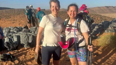 Mum joins celebrity-led Sahara Desert trek months after finishing cancer treatment