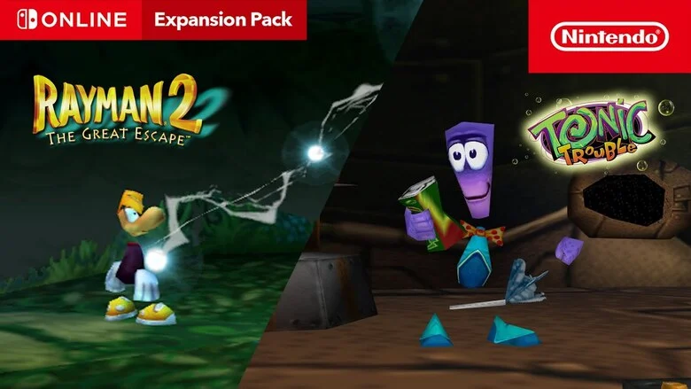 N64: Nintendo Classics adding Rayman 2: The Great Escape and Tonic Trouble on Dec. 17th, 2025
