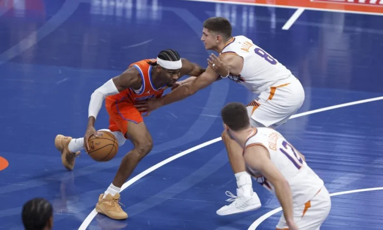 NBA Fans Make Fun Of Shai Gilgeous-Alexander's Reaction As Grayson Allen Gets Ejected For Pushing Chet Holmgren