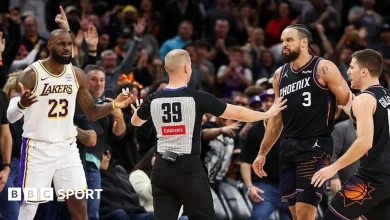 NBA: LeBron James and Dillion Brooks clash as LA Lakers beat Phoenix Suns