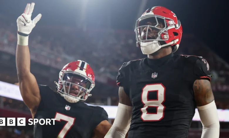 NFL: Atlanta Falcons fight back to upset Tampa Bay Buccaneers after Kyle Pitts hat-trick