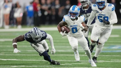 NFL: Jahmyr Gibbs hat-trick inspires Detroit Lions to 44-30 win over Dallas Cowboys