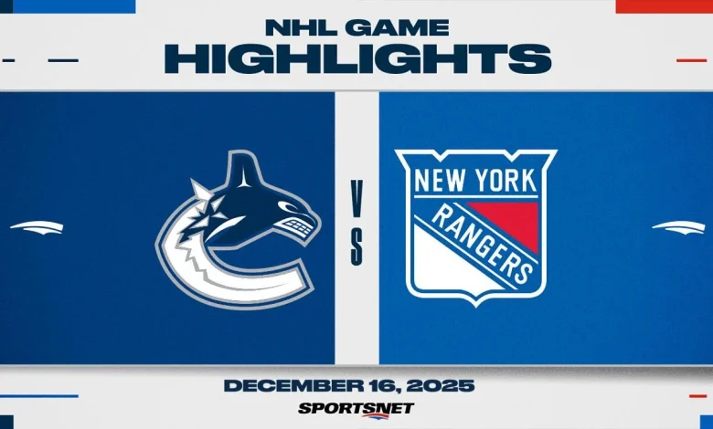 NHL Highlights: Canucks 3, Rangers 0