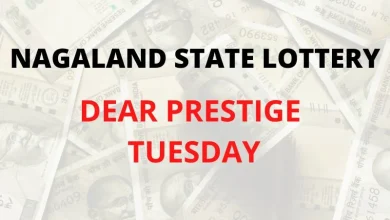 Nagaland State Lottery Sambad Dear Prestige Tuesday result f