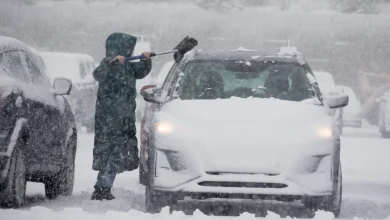 Neiges et vents violents; une tempête hivernale s’abat sur la côte atlantique