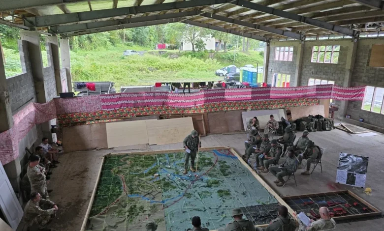 Nevada Army National Guard and Fiji Military Forces conduct multinational training