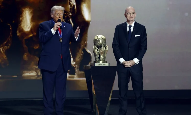 New FIFA peace prize awarded to U.S. President Donald Trump