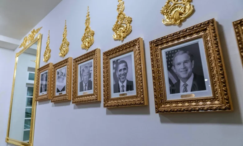 New White House plaques attack Biden, Obama and Bush