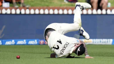 New Zealand lose Tickner as West Indies all out for 205