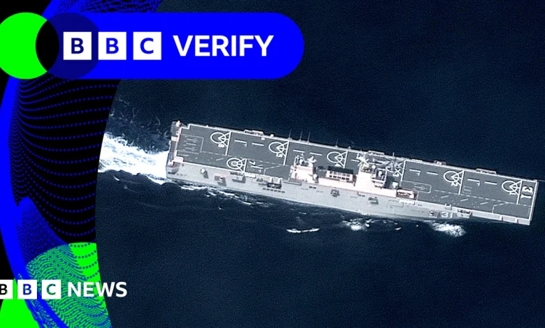 New satellite images capture Chinese warships being resupplied in Philippine Sea