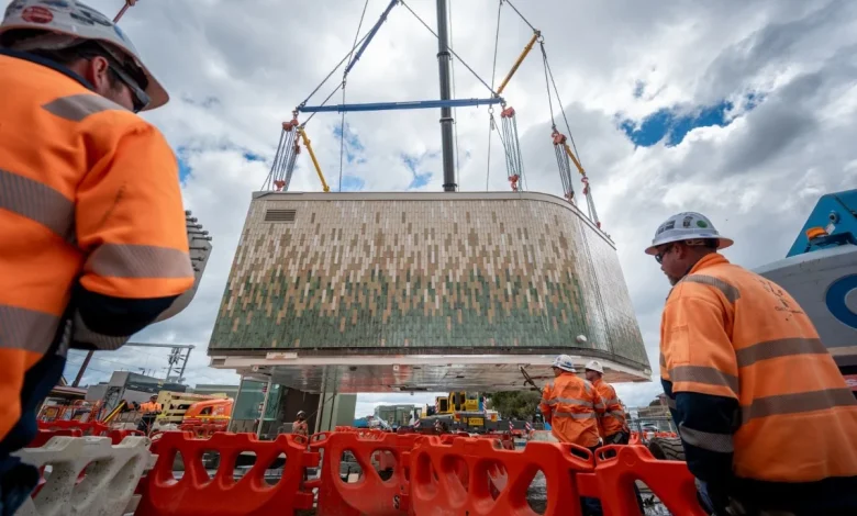 New station taking shape at Mordialloc