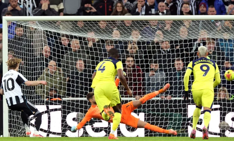 Newcastle 2-2 Tottenham: Jamie Redknapp slams lack of consistency after VAR awards Magpies controversial penalty
