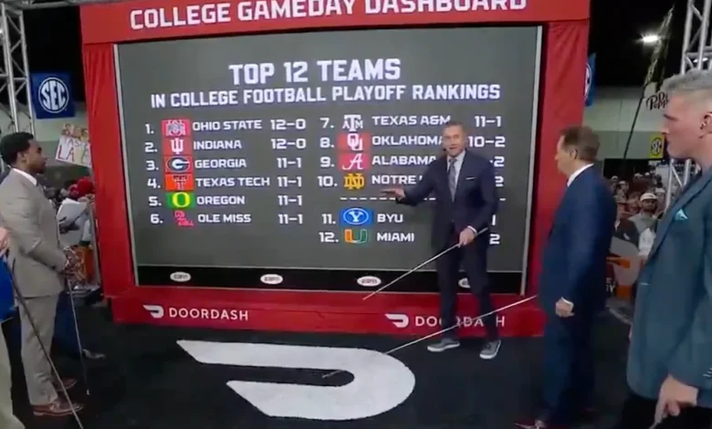Nick Saban, Kirk Herbstreit Call for Major Change to Weekly College Football Playoff Rankings