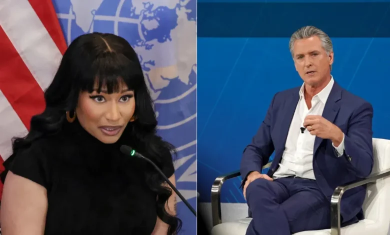 Nicki Minaj slams Gavin Newsom for comments on trans kids