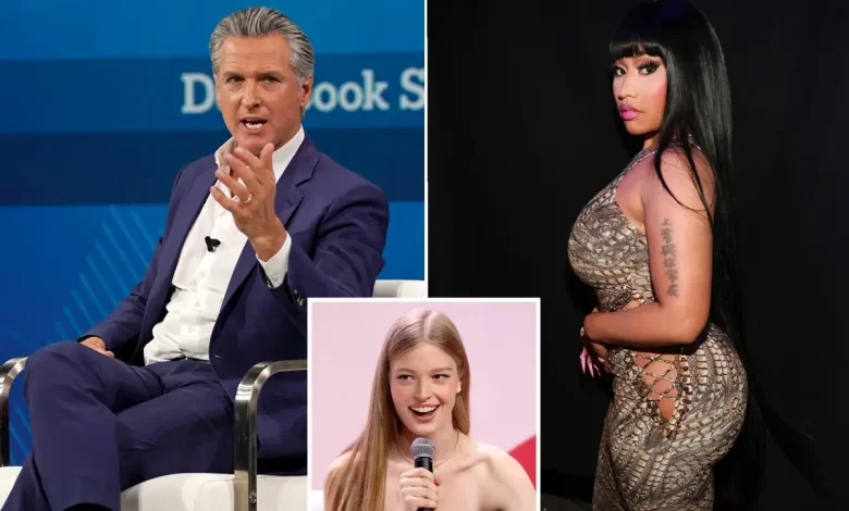 Nicki Minaj tears into ‘Gavvy pooh’ Newsom after online battle with Elon Musk over trans daughter