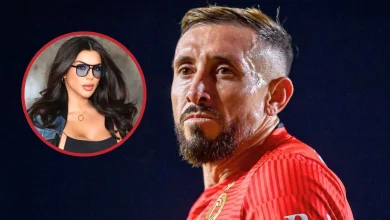 Niegan su romance, pero famosa actriz apoya a Héctor Herrera en el Toluca vs Tigres en la Final de Vuelta