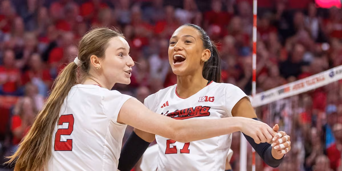 No. 1 Nebraska volleyball faces Kansas Friday night in NCAA Regional