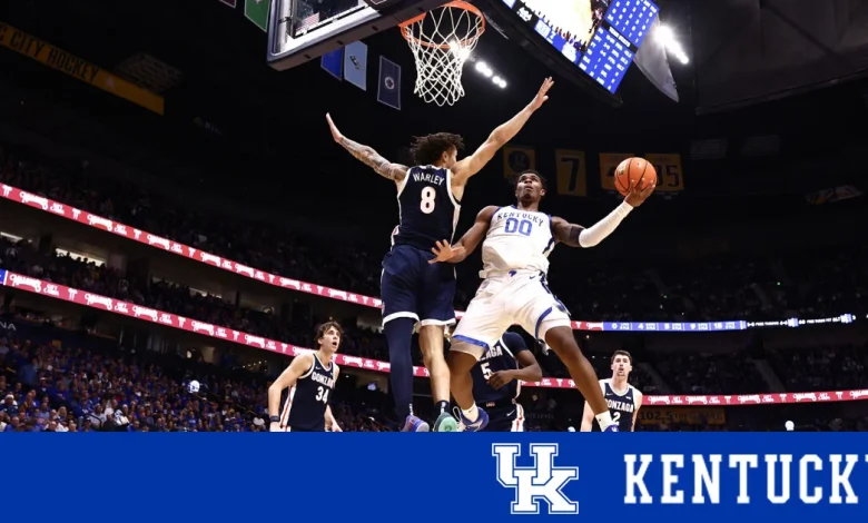 No. 18 Kentucky Falls to No. 11 Gonzaga