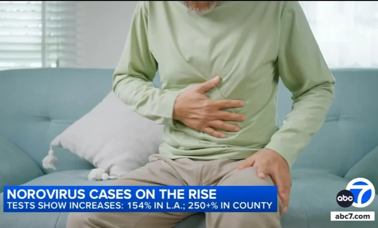 Norovirus cases rising across Los Angeles County, health department says