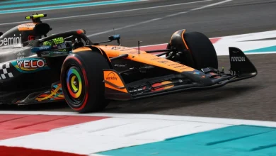 Norris 0.008s ahead of Verstappen in Abu Dhabi FP1