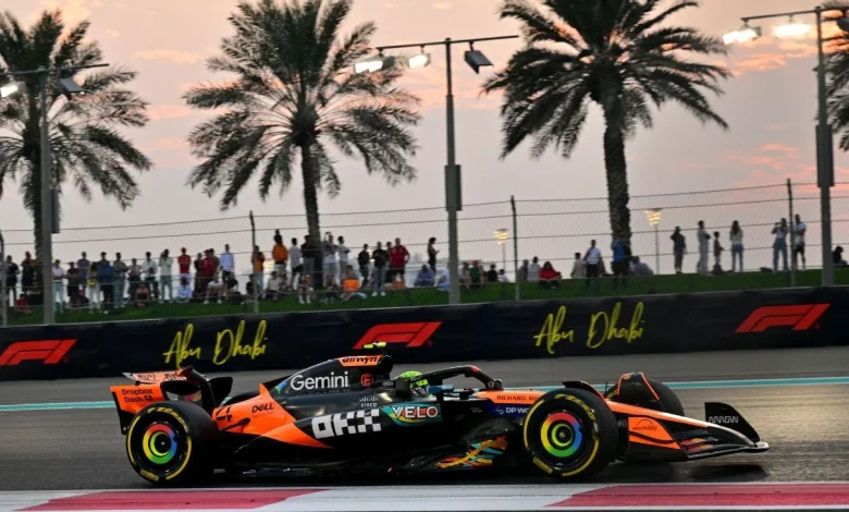 Norris at Abu Dhabi GP: Things are looking good