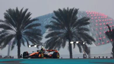 Norris fastest in Abu Dhabi FP2; Verstappen P2