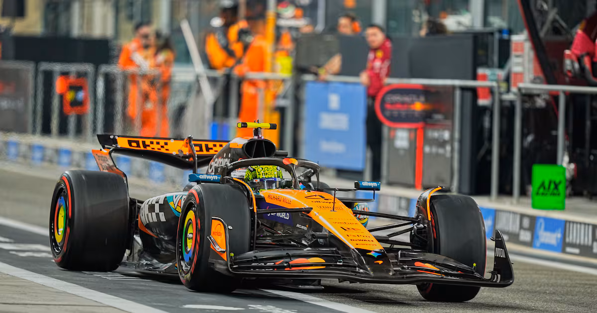 Norris quickest ahead of Verstappen in Abu Dhabi second practice